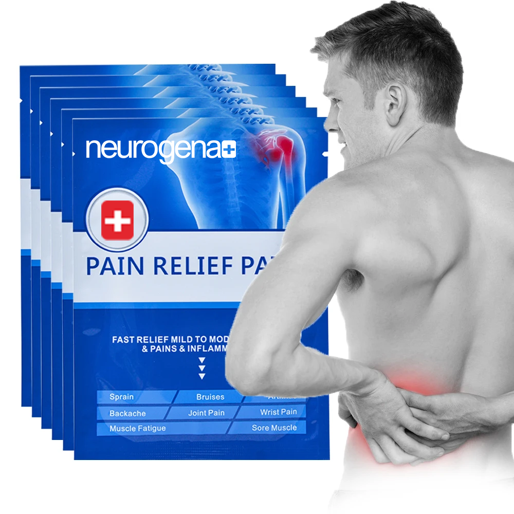 Backache Patch Neurogena Back Pain Heal Patches x8 pcs
